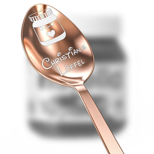 Personalisierter Löffel für Schokocreme - Löffel mit Gravur - Geschenkfreude
