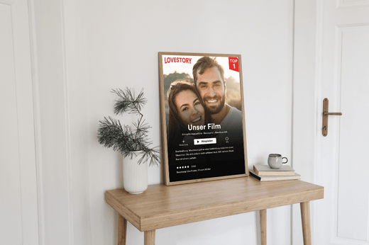 Personalisiertes Netflix-Cover-Poster: Ein unvergessliches Valentinstagsgeschenk - Geschenkfreude