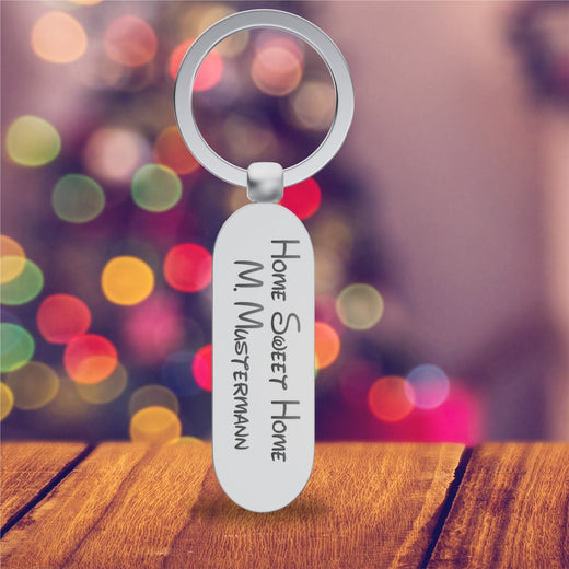 Schlüsselanhänger Edelstahl Personalisiert - Geschenkfreude