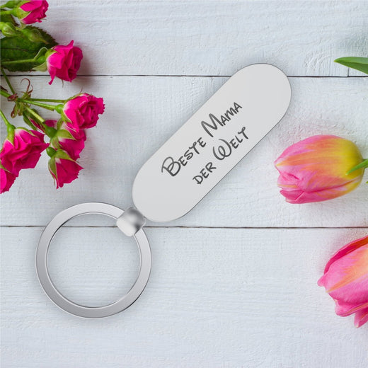 Schlüsselanhänger Edelstahl Personalisiert - Geschenkfreude