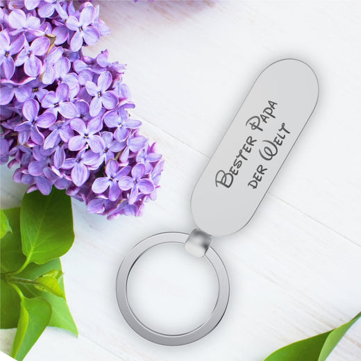 Schlüsselanhänger Edelstahl Personalisiert - Geschenkfreude