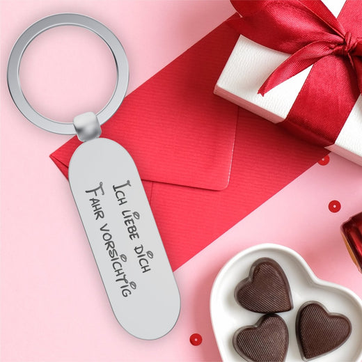 Schlüsselanhänger Edelstahl Personalisiert - Geschenkfreude