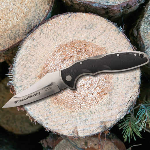 Taschenmesser mit Gravur | silber - Geschenkfreude
