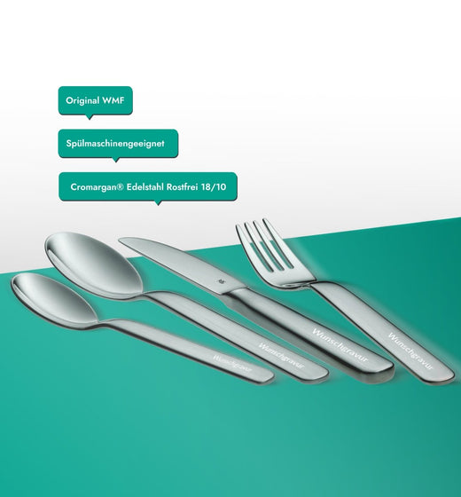 WMF Kinderbesteck mit Gravur | First Lyrics 4-teilig - WMF