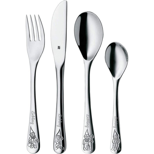 WMF Kinderbesteck mit Gravur | Zwerge 4-teilig - WMF