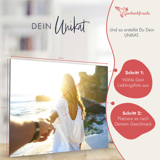 Wunsch Foto auf Acrylglas - Horizontal Ausgerichtet - Foto-Upload - Geschenkfreude