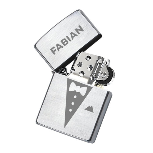 Zippo Feuerzeug mit Gravur | Brushed Steel | Gentlemen - Zippo