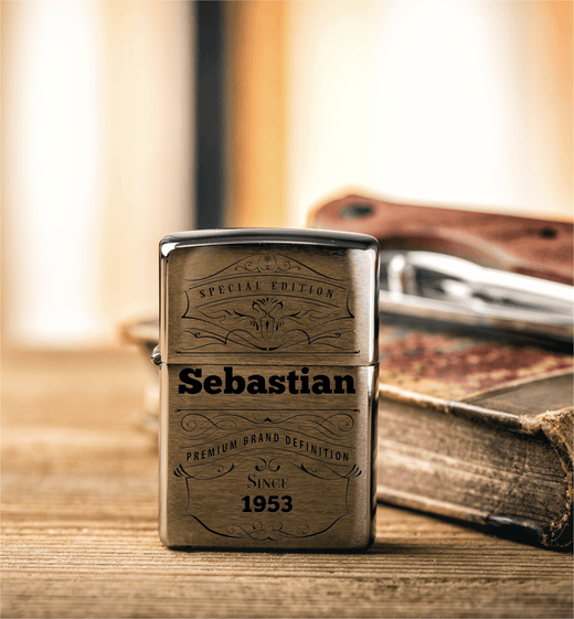 Zippo Feuerzeug mit Gravur | Geschenkset - Whisky - Zippo