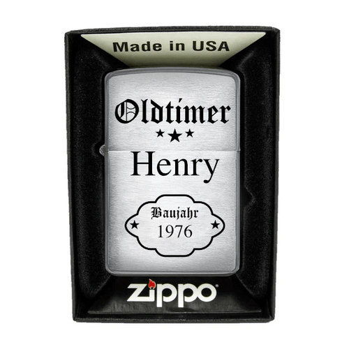 Zippo Feuerzeug mit Gravur | Oldtimer - Zippo