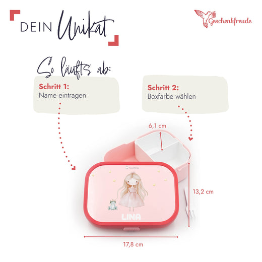 Mepal Brotdose Personalisiert Campus Prinzessin Motiv - Geschenkfreude