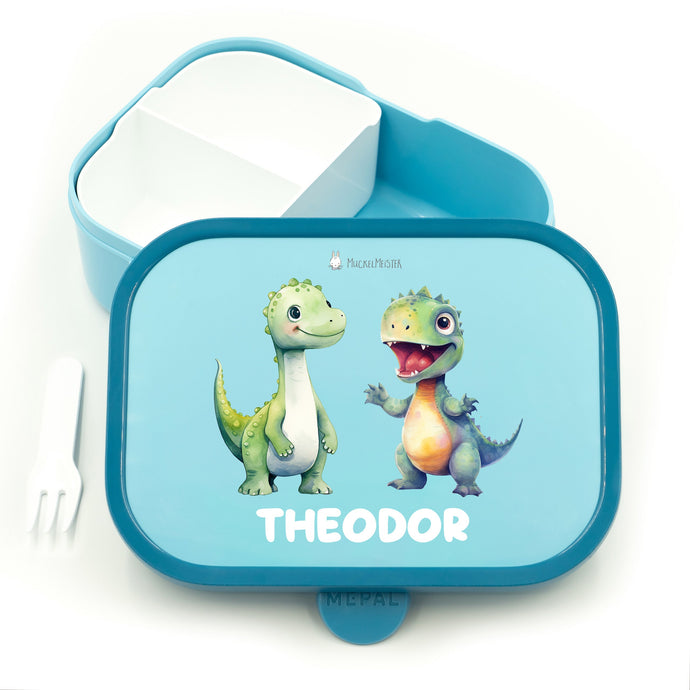 Mepal Campus Brotdose Personalisiert Dino Motiv - Geschenkfreude
