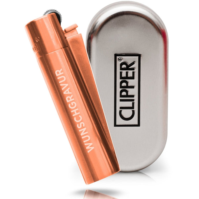 Clipper Feuerzeug mit Gravur | Rosé  - Clipper