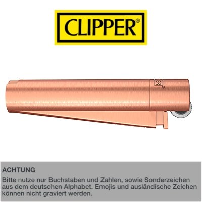 Clipper Feuerzeug mit Gravur | Rosé  - Clipper
