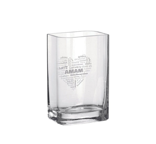 Geschenkfreude Glasvase für Mama zum Muttertag als Geschenk | Blumenvase  - Geschenkfreude