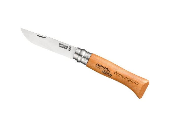 Opinel No8 Kindermesser mit Gravur  - Geschenkfreude