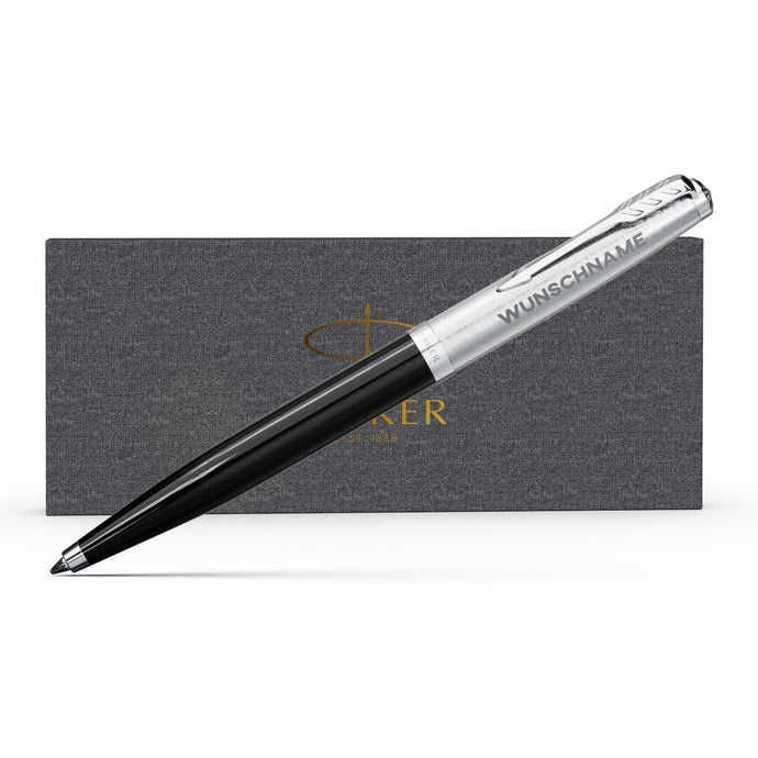 Parker 51 mit Gravur | schwarz  - Parker