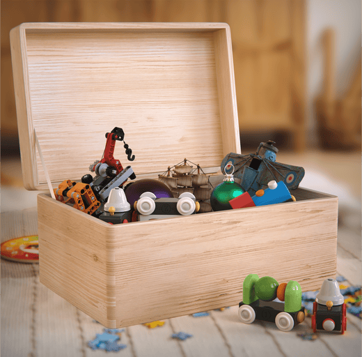 Personalisierte Erinnerungsbox Baby aus Holz - Motiv Tiere  - Geschenkfreude