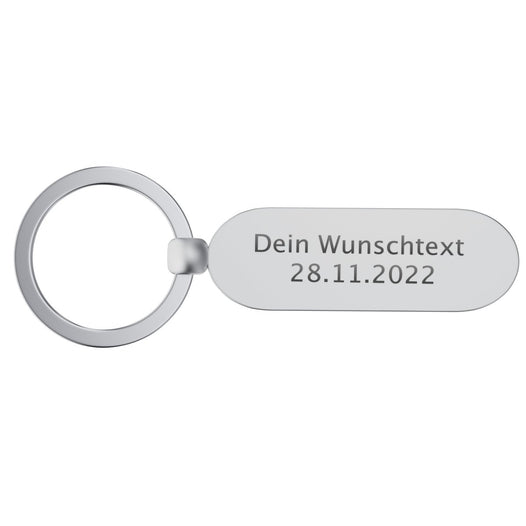 Schlüsselanhänger Edelstahl Personalisiert  - Geschenkfreude