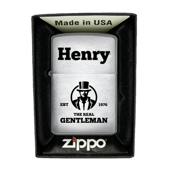 Zippo Feuerzeug mit Gravur | Gentlemen  - Zippo